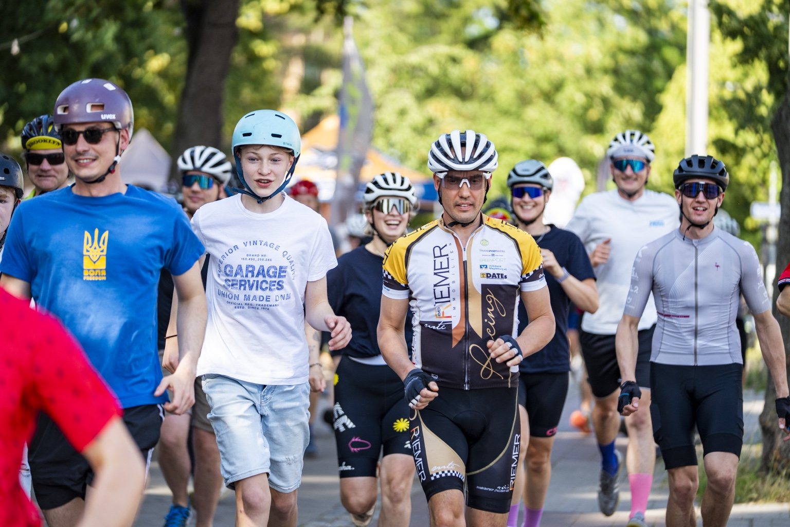 Porträt eines Teilnehmers beim Alleycat 2025